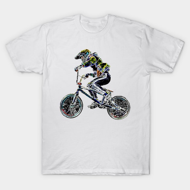 bmx T-Shirt by rickylabellevie